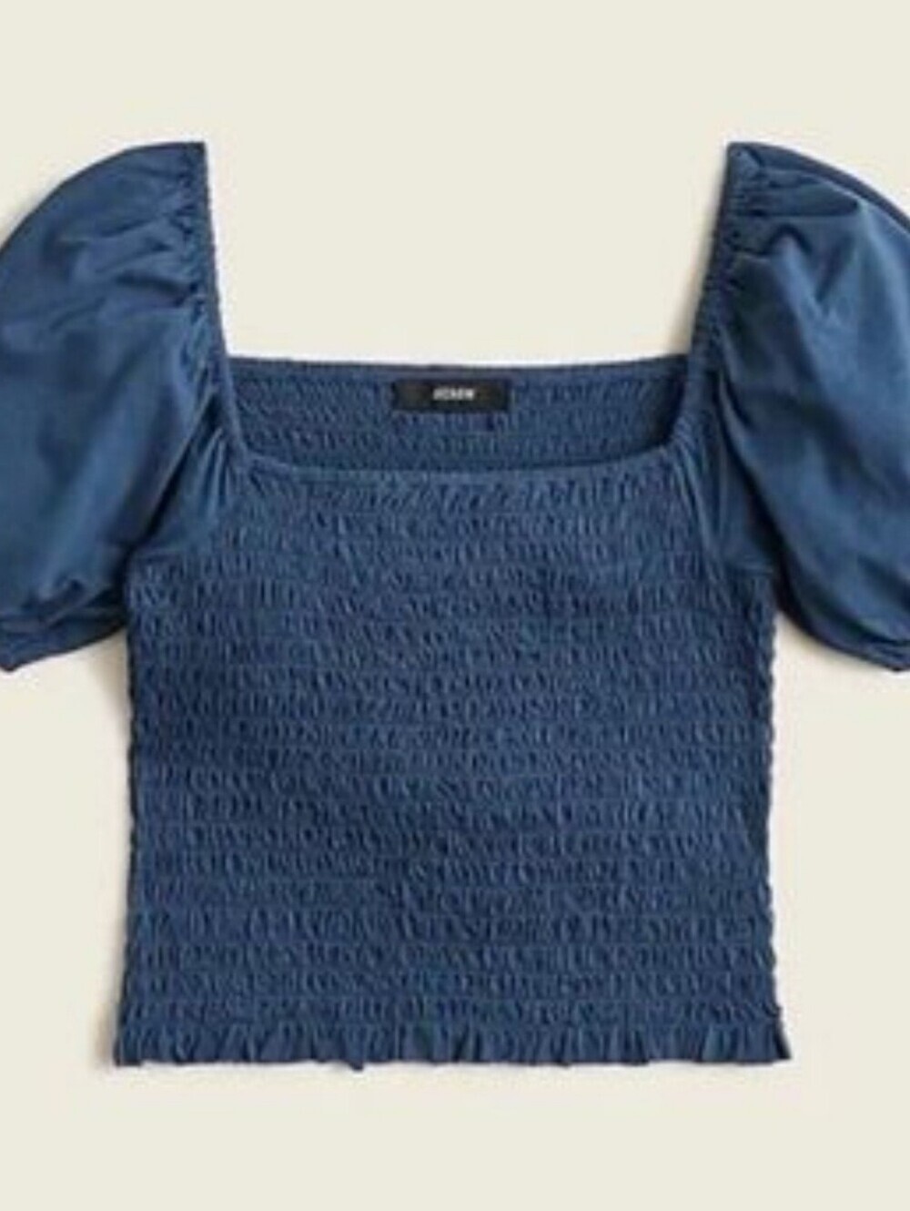 J.Crew Ladies Broken In Cotton Jersey Crop Top. Size XL